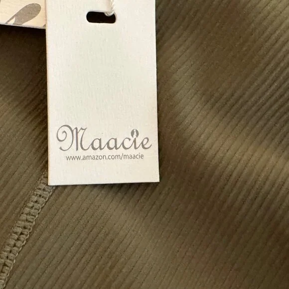 Maacie NWT Olive Green Jumpsuit/Romper Pregnancy Shapewear Size M - Picture 9 of 11